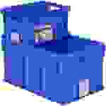 1658165 Stapelbehälter Classic lebensmittelgeeignet (L x B x H) 600 x 400 x 415mm Blau 1St.