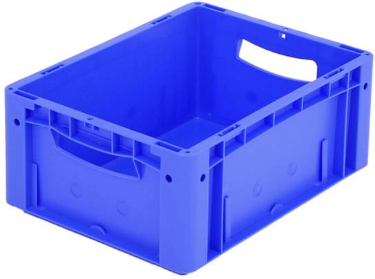 BITO Lagertechnik 1658177 Stapelbehälter Ergonomic lebensmittelgeeignet (L x B x H) 400 x 300 x 170mm Blau 1St.