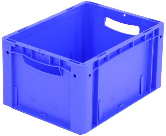 BITO Lagertechnik 1658178 Stapelbehälter Ergonomic lebensmittelgeeignet (L x B x H) 400 x 300 x 220mm Blau 1St.
