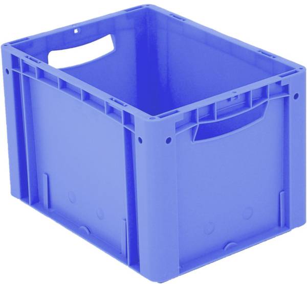 BITO Lagertechnik 1658179 Stapelbehälter Ergonomic lebensmittelgeeignet (L x B x H) 400 x 300 x 270mm Blau 1St.