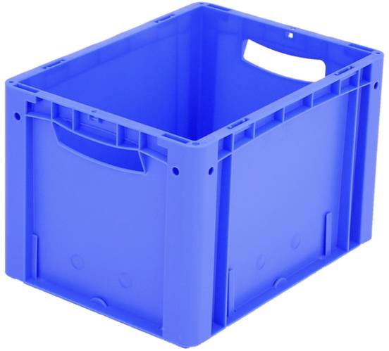 BITO Lagertechnik 1658179 Stapelbehälter Ergonomic lebensmittelgeeignet (L x B x H) 400 x 300 x 270mm Blau 1St.