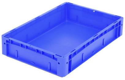 BITO Lagertechnik 1658180 Stapelbehälter Ergonomic lebensmittelgeeignet (L x B x H) 600 x 400 x 120 mm Blau 1 St.