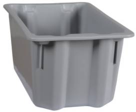 Plastipol Scheu 1658185 Stapelbehälter lebensmittelgeeignet (L x B x H) 400 x 280 x 180mm Grau 1St.
