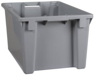 Plastipol Scheu 1658187 Stapelbehälter lebensmittelgeeignet (L x B x H) 600 x 400 x 300mm Grau 1St.