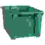 1658188 Stapelbehälter lebensmittelgeeignet (L x B x H) 600 x 400 x 300mm Grün 1St.
