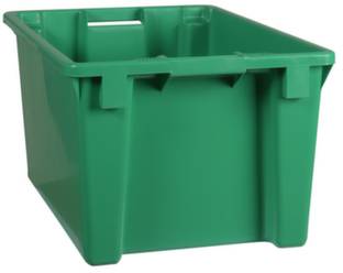 Plastipol Scheu 1658188 Stapelbehälter lebensmittelgeeignet (L x B x H) 600 x 400 x 300mm Grün 1St.