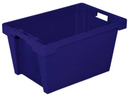 BRB Lagertechnik 1658197 Drehstapelbehälter lebensmittelgeeignet (L x B x H) 600 x 400 x 300mm Blau 1St.