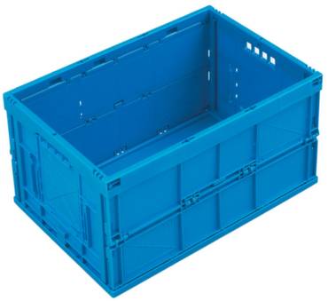 1658198 Stapelbehälter lebensmittelgeeignet (L x B x H) 600 x 400 x 320mm Blau 1St.