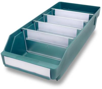 Stemo 358616 ESD Regalkasten lebensmittelgeeignet (B x H x T) 180 x 95 x 400mm Grün 20St.