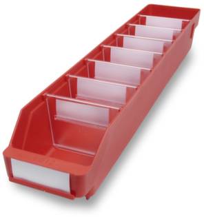 Stemo 443861 ESD Regalkasten lebensmittelgeeignet (B x H x T) 120 x 95 x 600mm Rot 30St.