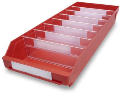 Stemo 443872 ESD Regalkasten lebensmittelgeeignet (B x H x T) 240 x 95 x 600mm Rot 15St.