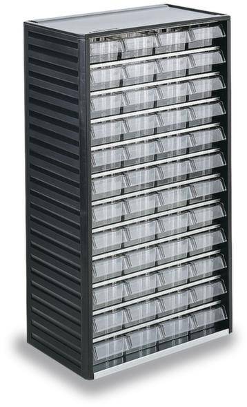 Treston 551-3 ESD Klarsichtmagazin (B x H x T) 310 x 550 x 180mm Anthrazit-Grau, Transparent 1St.