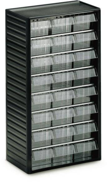 Treston 554-3 ESD Klarsichtmagazin (B x H x T) 310 x 550 x 180mm Anthrazit-Grau, Transparent 1St.