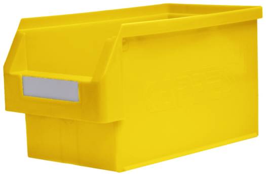 Kappes 6002.00.0252 ESD Sichtlagerkasten Favorit lebensmittelgeeignet (B x H x T) 200 x 200 x 350mm Gelb 1St.