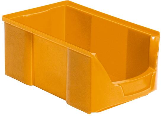 BRB Lagertechnik 977425 Sichtlagerkasten lebensmittelgeeignet (B x H x T) 200 x 145 x 360mm Gelb 12St.