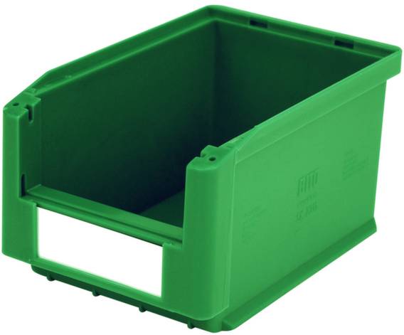 BITO Lagertechnik 383974 Sichtlagerkasten lebensmittelgeeignet (B x H x T) 150 x 125 x 230mm Grün 20St.