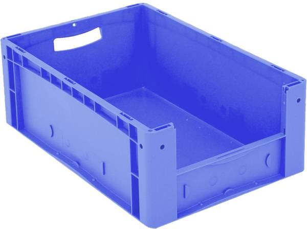 BITO Lagertechnik 1658286 Sichtlagerkasten lebensmittelgeeignet (L x B x H) 600 x 400 x 220mm Blau 1St.