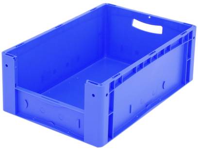BITO Lagertechnik 1658286 Sichtlagerkasten lebensmittelgeeignet (L x B x H) 600 x 400 x 220mm Blau 1St.