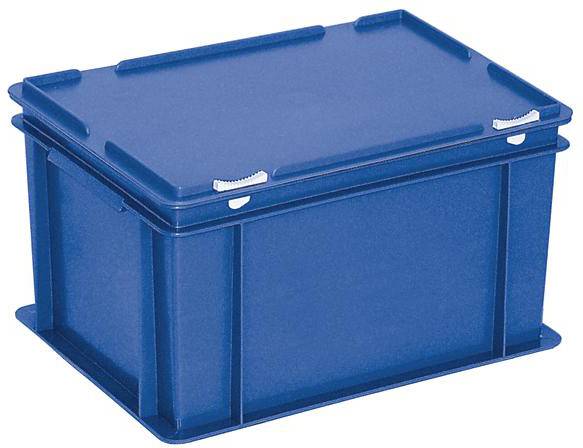 BRB Lagertechnik 1658288 Stapelbehälter lebensmittelgeeignet (L x B x H) 400 x 300 x 235mm Blau 1St.