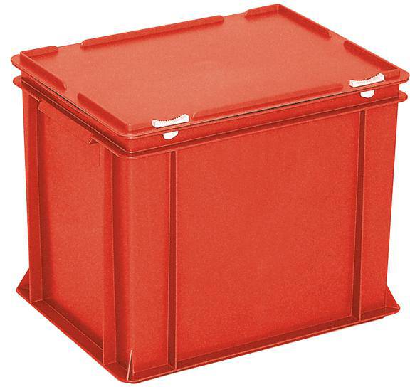 BRB Lagertechnik 1658289 Stapelbehälter lebensmittelgeeignet (L x B x H) 400 x 300 x 335mm Rot 1St.