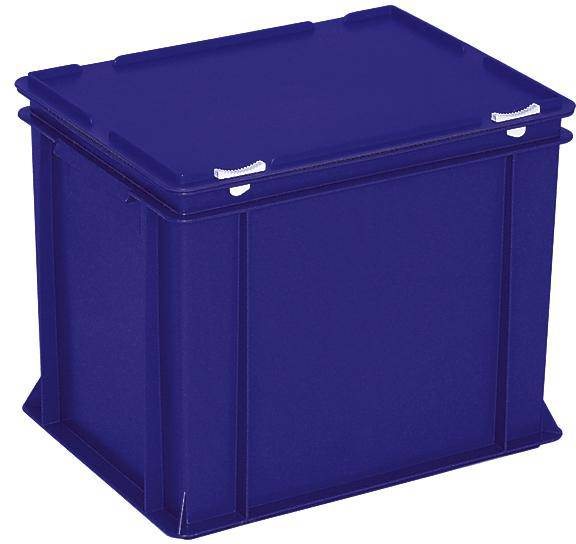 BRB Lagertechnik 1658290 Stapelbehälter lebensmittelgeeignet (L x B x H) 400 x 300 x 335mm Blau 1St.