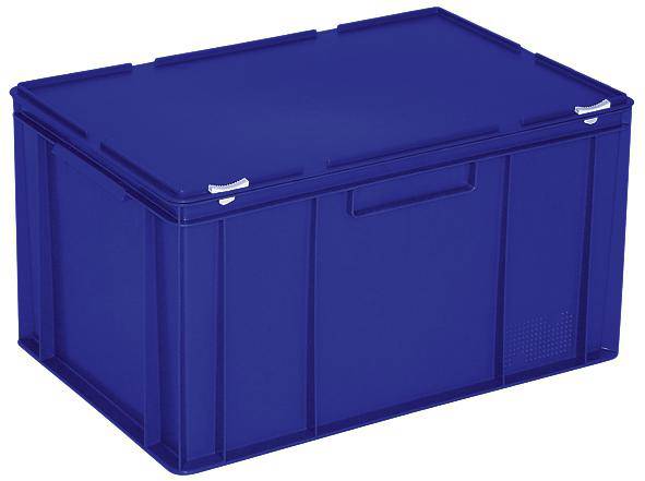 BRB Lagertechnik 1658292 Stapelbehälter lebensmittelgeeignet (L x B x H) 600 x 400 x 330mm Blau 1St.