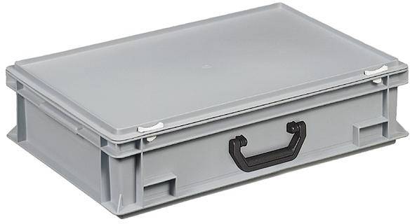 BRB Lagertechnik 1658300 Stapelbehälter lebensmittelgeeignet (L x B x H) 600 x 400 x 165mm Grau 1St.