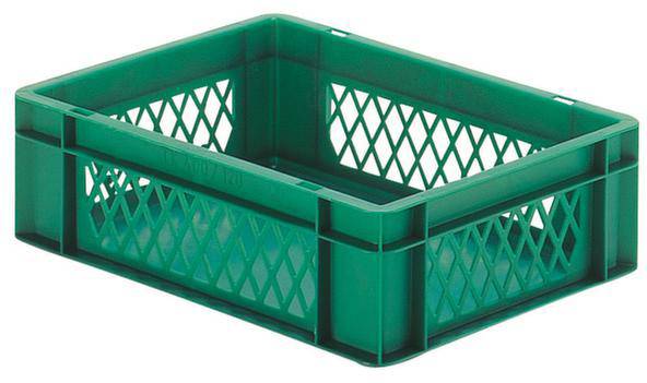 LA-KA-PE 204016 Stapelbehälter lebensmittelgeeignet (L x B x H) 400 x 300 x 145mm Grün 4St.