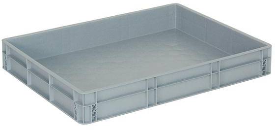 BRB Lagertechnik 1658312 Stapelbehälter lebensmittelgeeignet (L x B x H) 800 x 600 x 120mm Grau 1St.