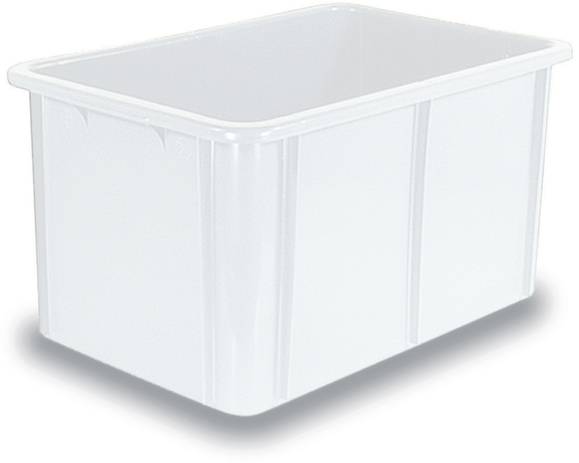 BRB Lagertechnik 1658320 Stapelbehälter lebensmittelgeeignet (L x B x H) 600 x 400 x 320mm Naturweiß 1St.