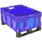 1658325 Stapelbehälter lebensmittelgeeignet (L x B x H) 800 x 600 x 420mm Blau 1St.