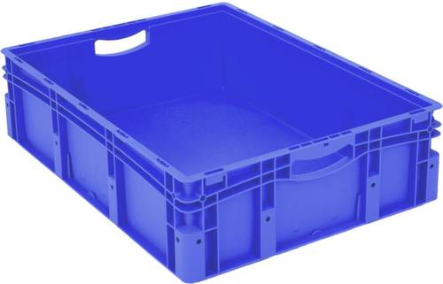 1658327 Stapelbehälter lebensmittelgeeignet (L x B x H) 800 x 600 x 220mm Blau 1St.