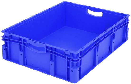 BITO Lagertechnik 1658327 Stapelbehälter lebensmittelgeeignet (L x B x H) 800 x 600 x 220mm Blau 1St.