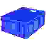1658329 Stapelbehälter lebensmittelgeeignet (L x B x H) 800 x 600 x 320mm Blau 1St.