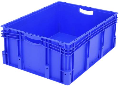 1658329 Stapelbehälter lebensmittelgeeignet (L x B x H) 800 x 600 x 320mm Blau 1St.