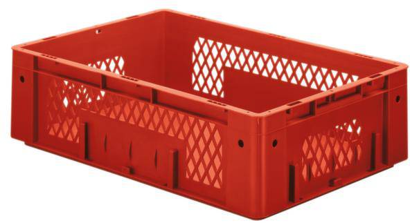 LA-KA-PE VTK 600/175-1 Stapelbehälter lebensmittelgeeignet (L x B x H) 600 x 400 x 175mm Rot 2St.