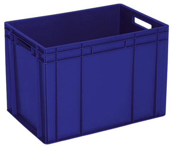 BRB Lagertechnik 1658354 Stapelbehälter Basic lebensmittelgeeignet (L x B x H) 600 x 400 x 420mm Blau 1St.