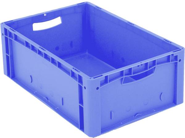 BITO Lagertechnik 1658361 Stapelbehälter Ergonomic lebensmittelgeeignet (L x B x H) 600 x 400 x 220mm Blau 1St.
