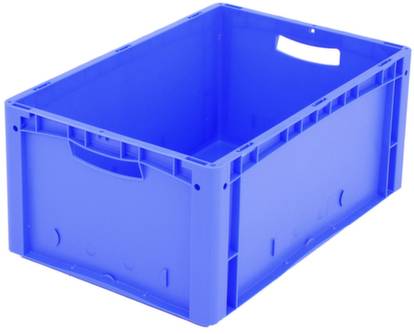 BITO Lagertechnik 1658362 Stapelbehälter Ergonomic lebensmittelgeeignet (L x B x H) 600 x 400 x 270mm Blau 1St.