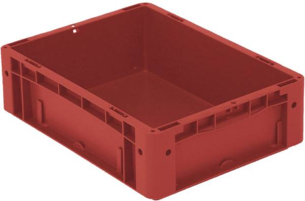 BITO Lagertechnik 1658363 Stapelbehälter Ergonomic lebensmittelgeeignet (L x B x H) 400 x 300 x 120mm Rot 1St.
