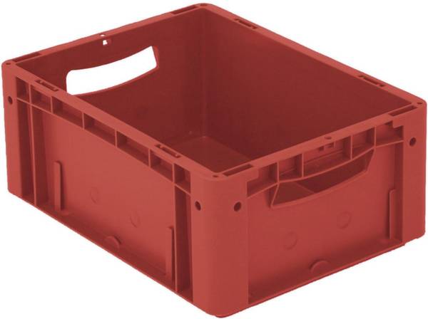 BITO Lagertechnik 1658364 Stapelbehälter Ergonomic lebensmittelgeeignet (L x B x H) 400 x 300 x 170mm Rot 1St.