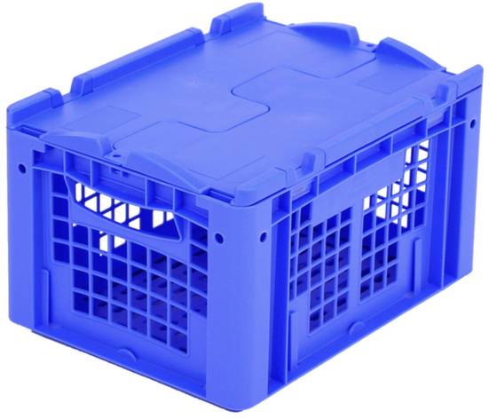 BITO Lagertechnik 1658371 Stapelbehälter lebensmittelgeeignet (L x B x H) 400 x 300 x 220mm Blau 1St.