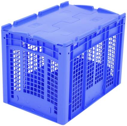 BITO Lagertechnik 1658372 Stapelbehälter lebensmittelgeeignet (L x B x H) 600 x 400 x 420mm Blau 1St.