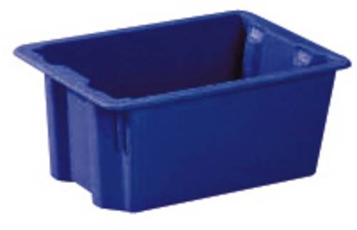 1658375 Stapelbehälter lebensmittelgeeignet (L x B x H) 400 x 280 x 180mm Blau 1St.