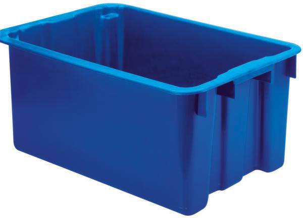 LA-KA-PE 701114 Stapelbehälter lebensmittelgeeignet (L x B x H) 650 x 450 x 280mm Blau 5St.