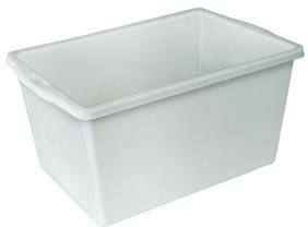 BRB Lagertechnik 1658387 Stapelbehälter lebensmittelgeeignet (L x B x H) 640 x 430 x 330mm Naturweiß 1St.