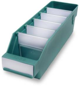 Stemo 358536 ESD Regalkasten lebensmittelgeeignet (B x H x T) 90 x 95 x 300mm Grün 40St.