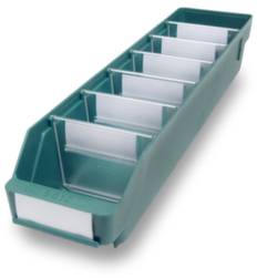 Stemo 358671 ESD Regalkasten lebensmittelgeeignet (B x H x T) 120 x 95 x 500mm Grün 30St.