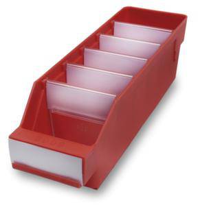 Stemo 443624 ESD Regalkasten lebensmittelgeeignet (B x H x T) 90 x 95 x 300mm Rot 40St.