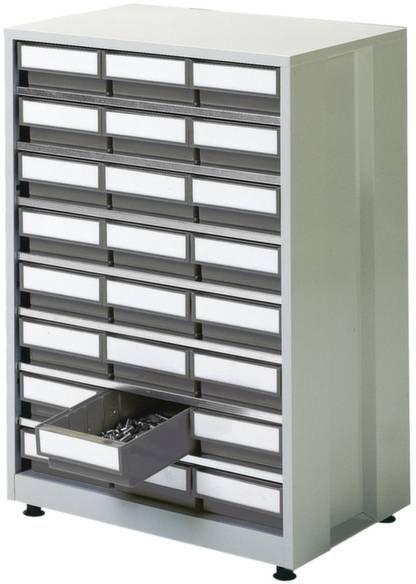 Treston 2440-5 ESD Lagermagazin (B x H x T) 605 x 870 x 410mm Lichtgrau, Rot 1St.